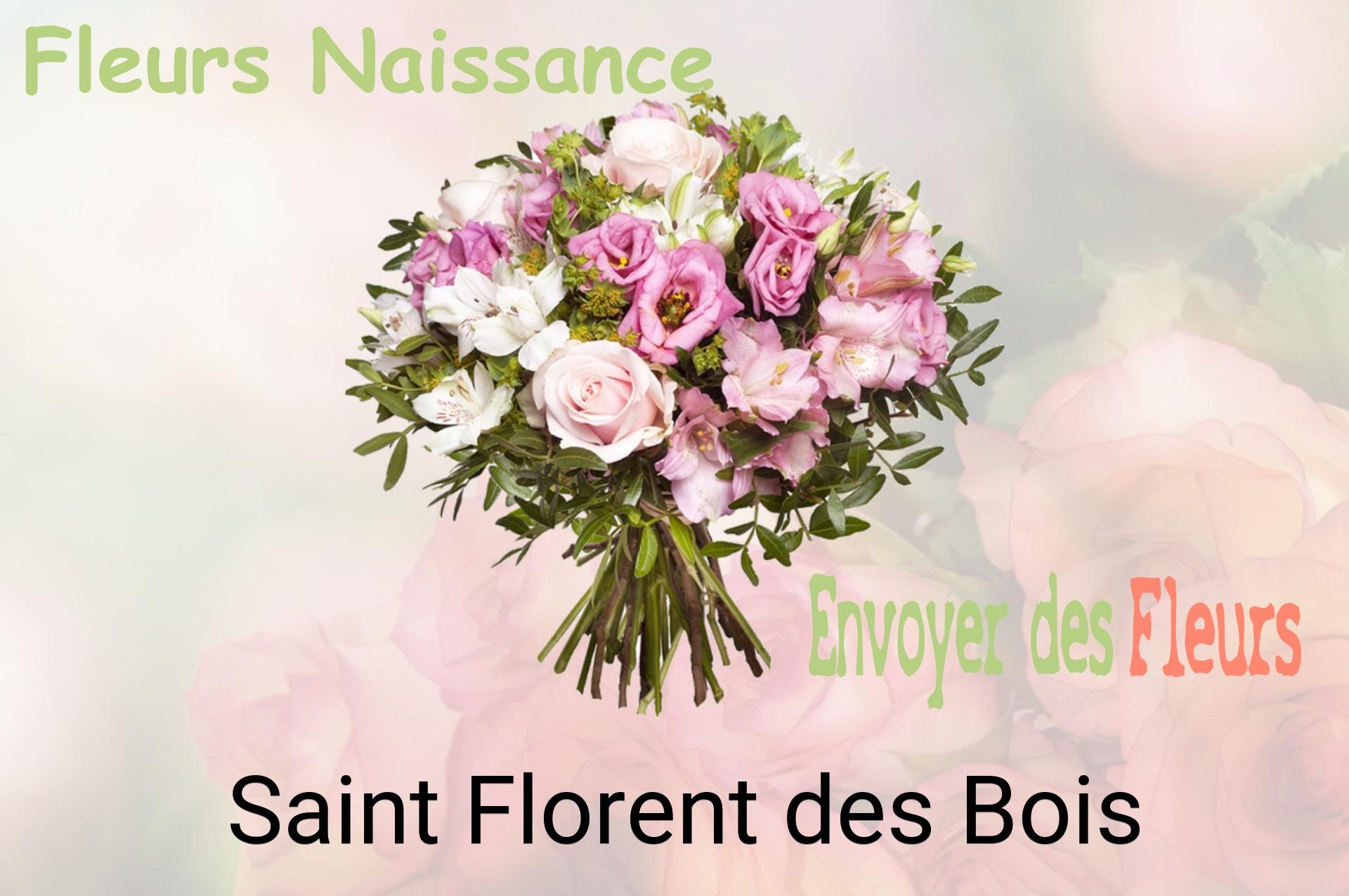 Bouquet de fleurs de naissance livré à Saint-Florent-des-Bois